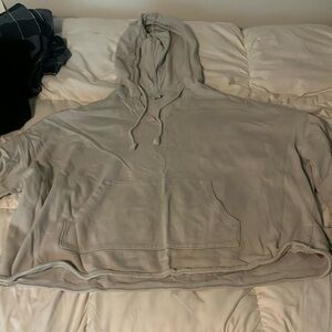 White Old Navy Hoodie Cropped